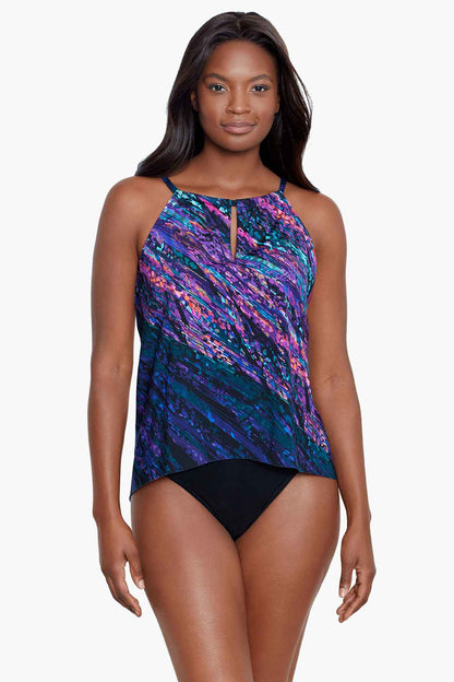 Peephole Tankini Top in Mood Ring | Venus Great Deal