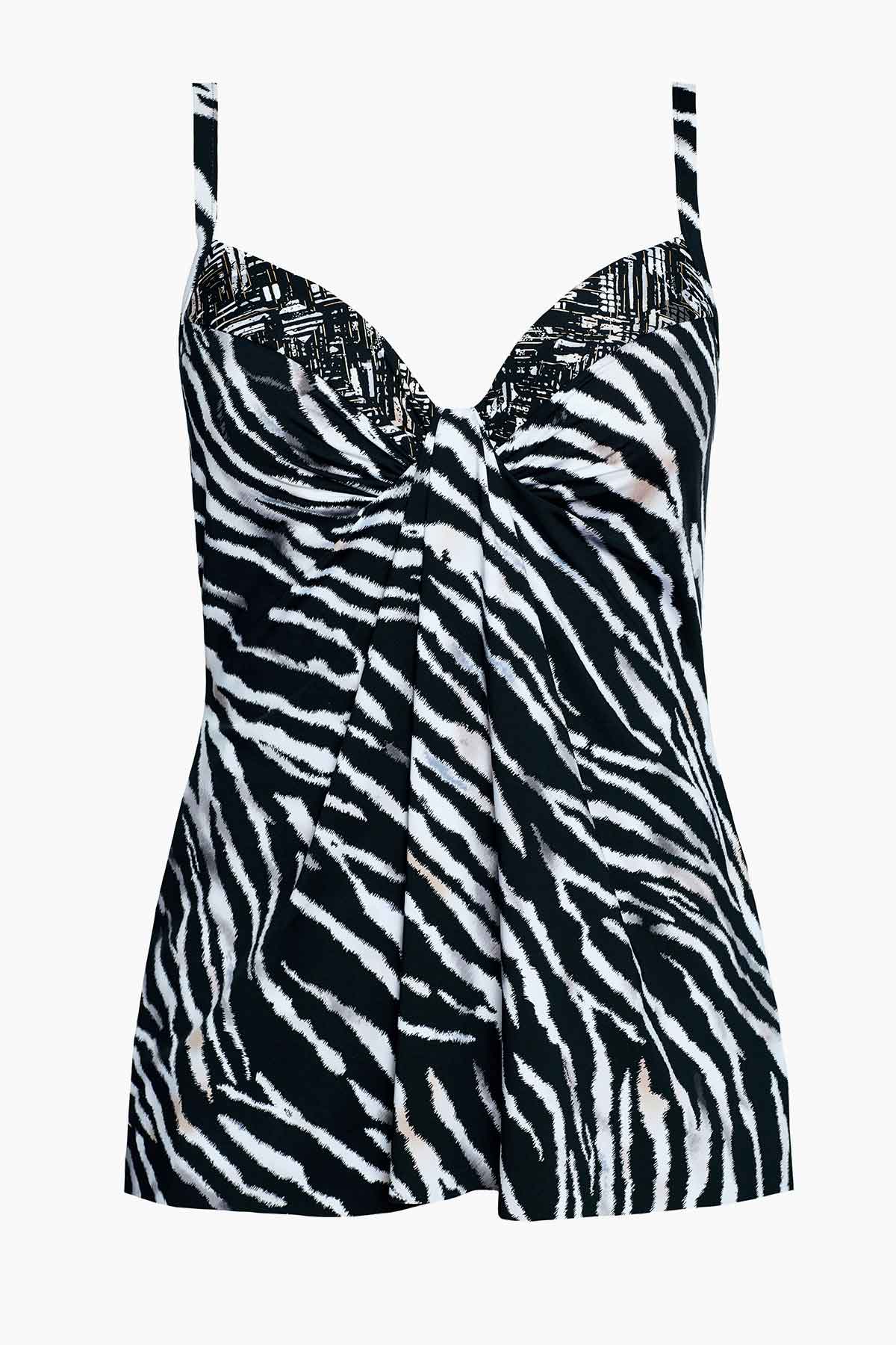 Marina Tankini Top in Tigre Sombre | Venus Special Offer