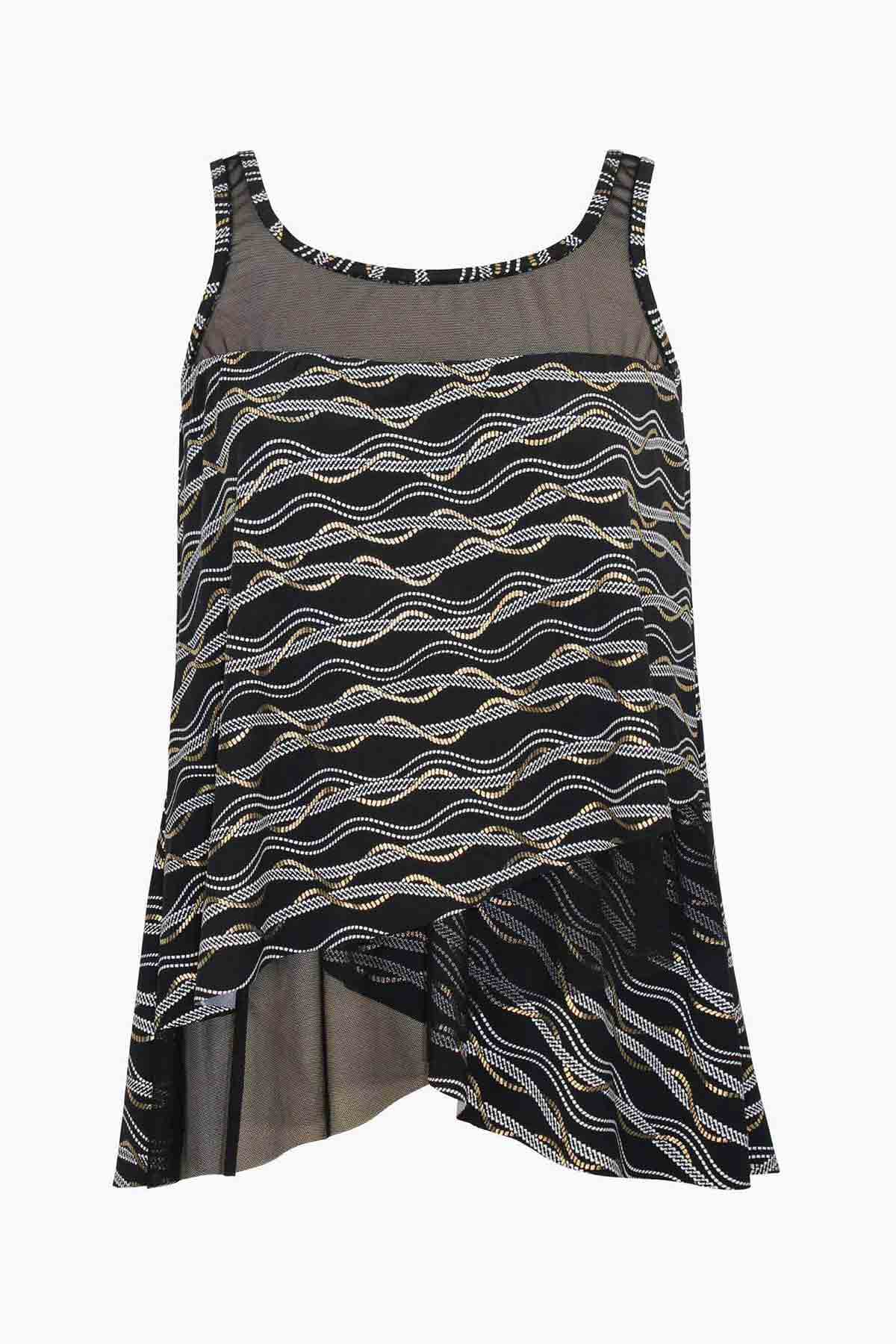 Mirage Tankini Top in Linked In | Venus Customer Favorite