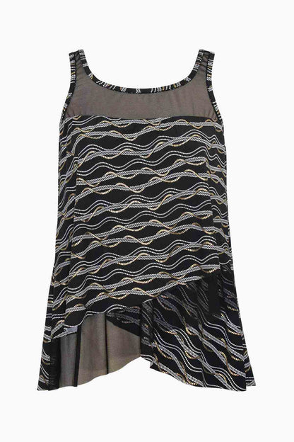 Mirage Tankini Top in Linked In | Venus Customer Favorite