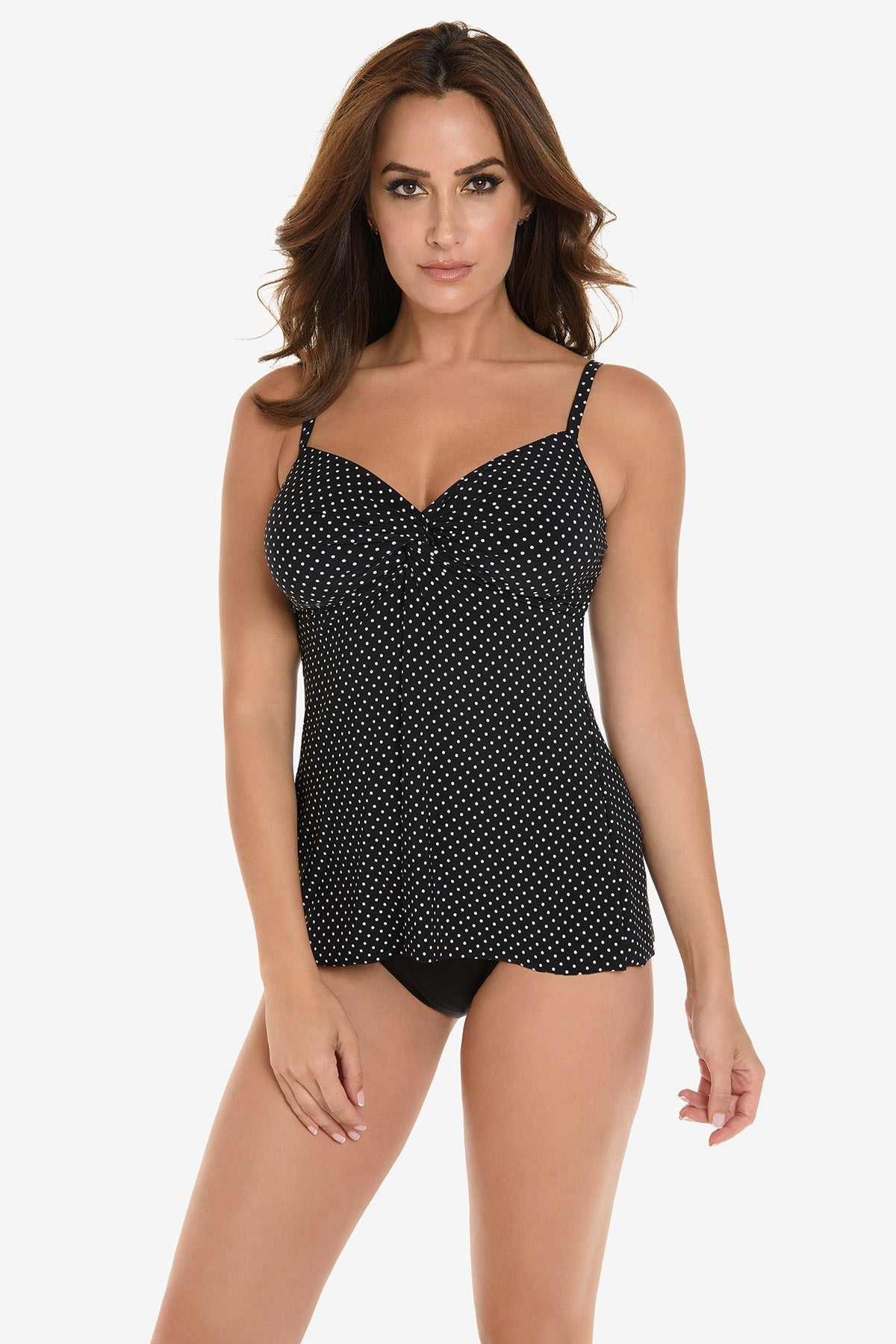 Roswell Tankini Top in Pin Point | Venus Affordable
