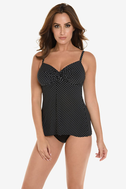 Roswell Tankini Top in Pin Point | Venus Affordable