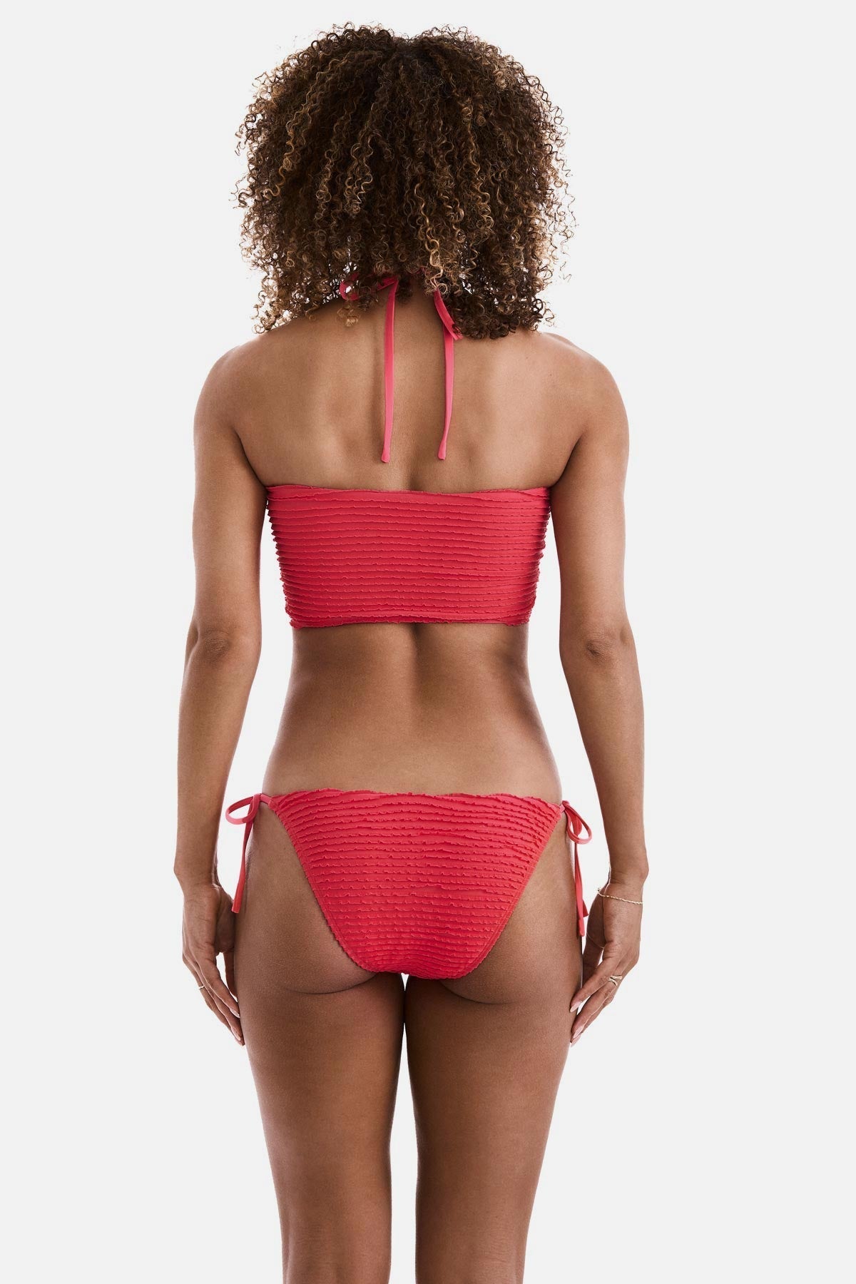 Hayden Midkini - Baby Ruffle Hot Coral | Venus Cost Saving