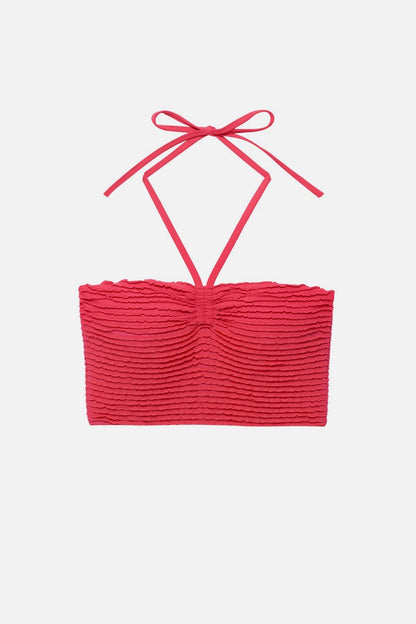 Hayden Midkini - Baby Ruffle Hot Coral | Venus Cost Saving