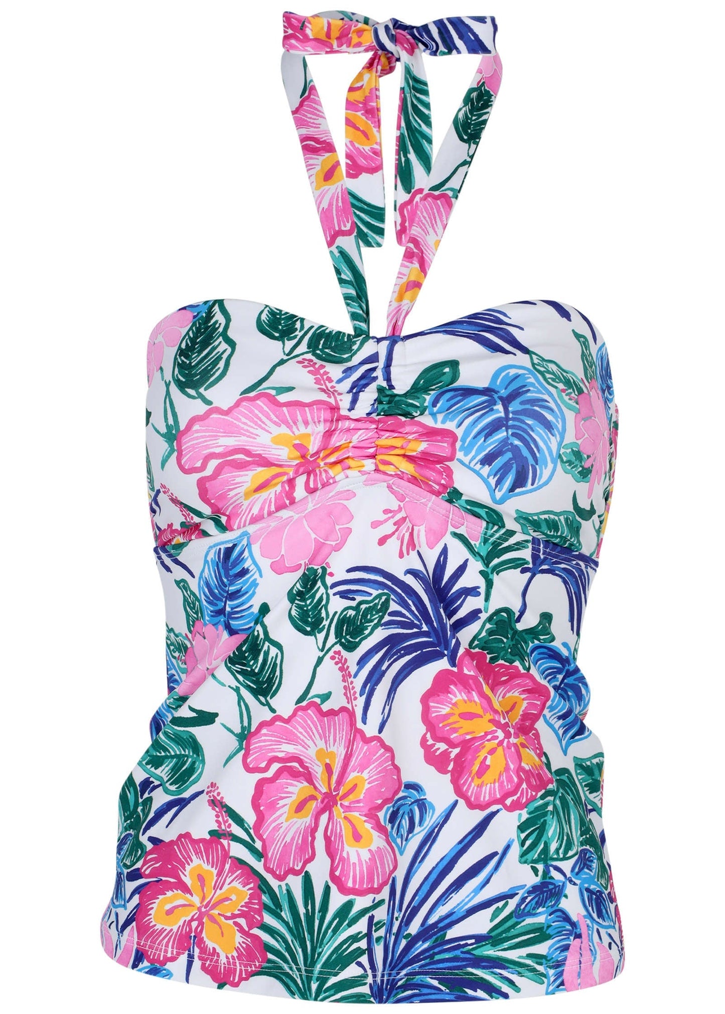 Halter Bandeau Tankini Top - Botanical Garden | Venus Budget Friendly