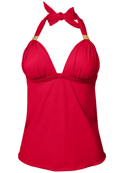 Goddess Push-Up Tankini Top - Red Hot | Venus Special Offer