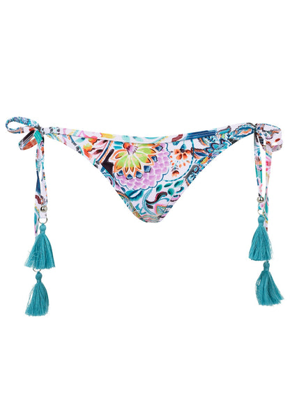 Key West Tie Side Moderate Bottom - Fiesta Floral | Venus Budget Friendly