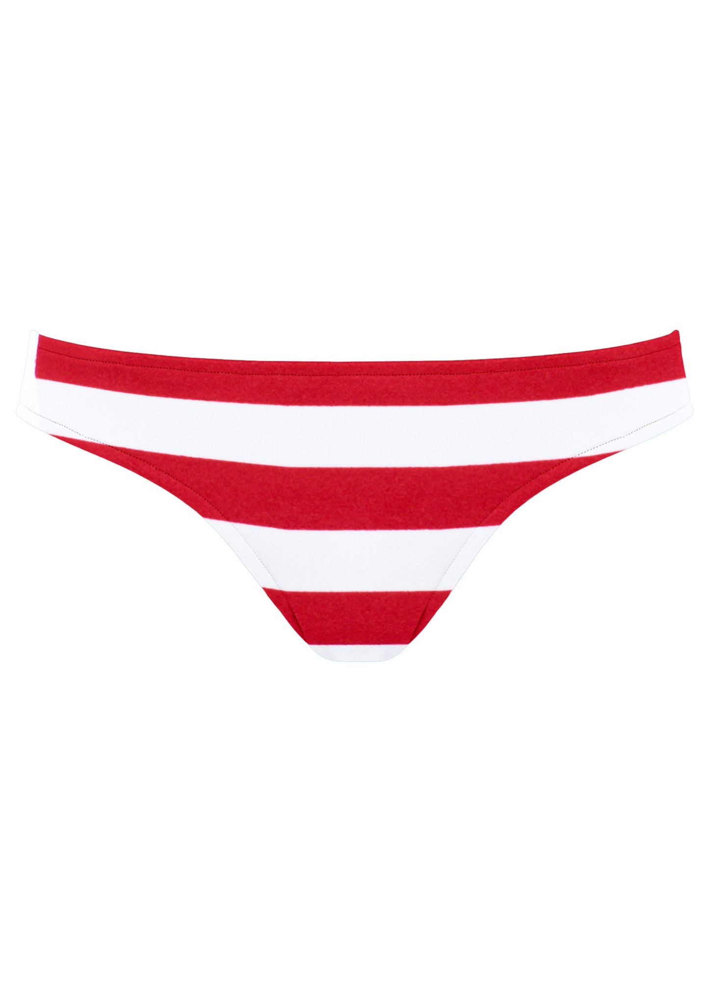 Classic Moderate Bottom - Red & White Stripe | Venus Featured
