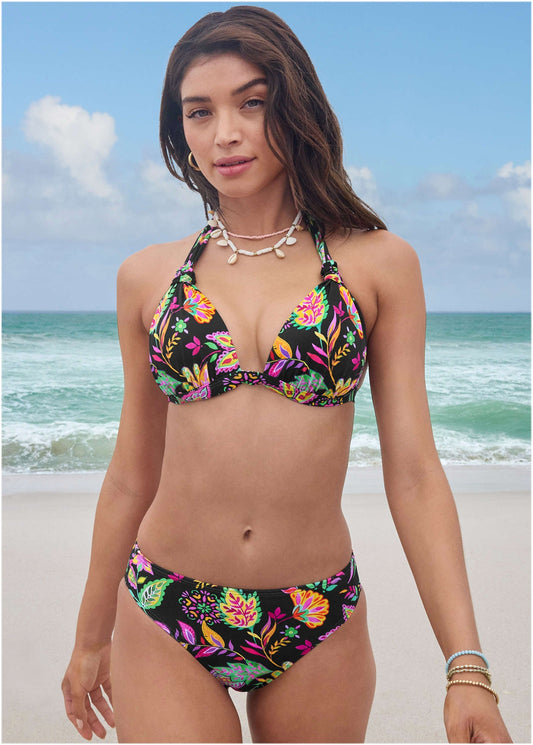 Fiji Moderate Bikini Bottom - Field Floral | Venus Special Offer