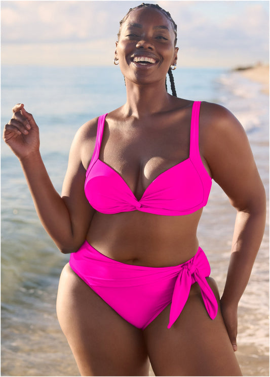 Kauai Bikini Bottom - Electric Pink | Venus Popular Choice