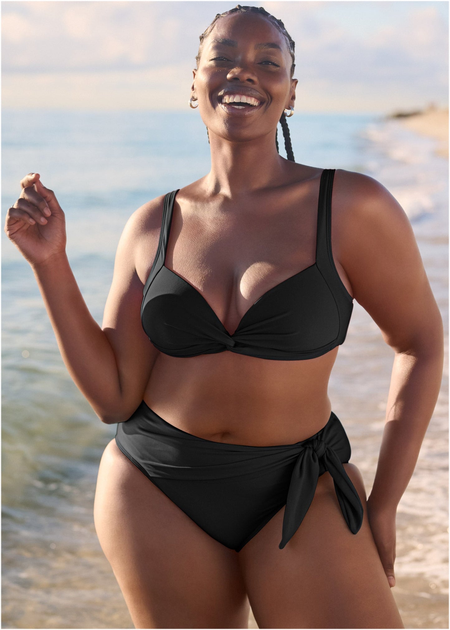 Kauai Bikini Bottom - Black Beauty | Venus Best Seller