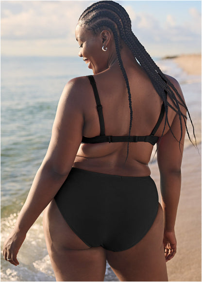 Kauai Bikini Bottom - Black Beauty | Venus Best Seller