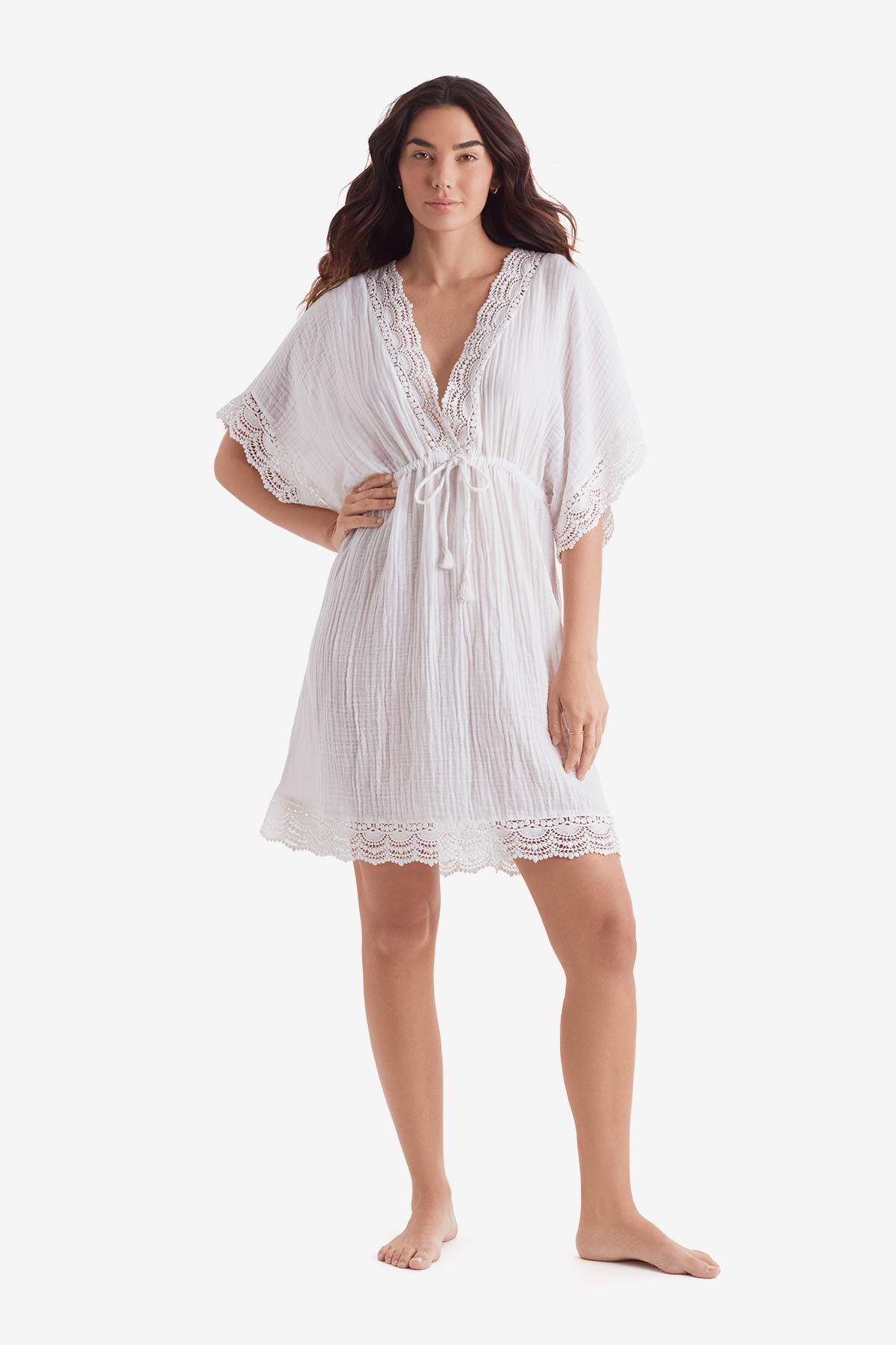 Mimi Flamingo Bliss Gauze Horizon Tunic | Venus Featured