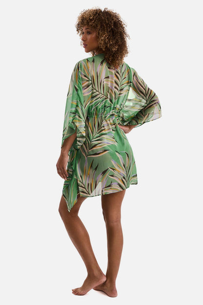 Parker Mini Caftan - Coastal Leaves | Venus Customer Favorite