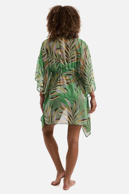Parker Mini Caftan - Coastal Leaves | Venus Customer Favorite