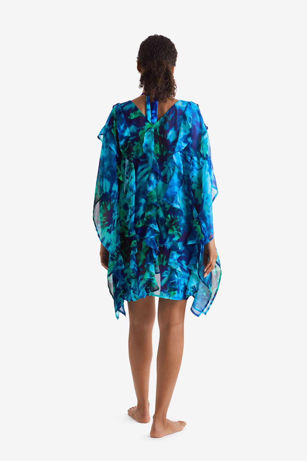 Mimi Flamingo Saltwater Tie Dye Breeze Poncho | Venus Sale