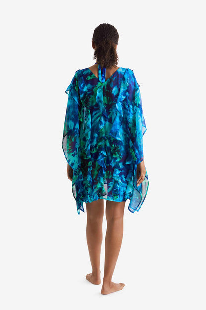 Mimi Flamingo Saltwater Tie Dye Breeze Poncho | Venus Sale