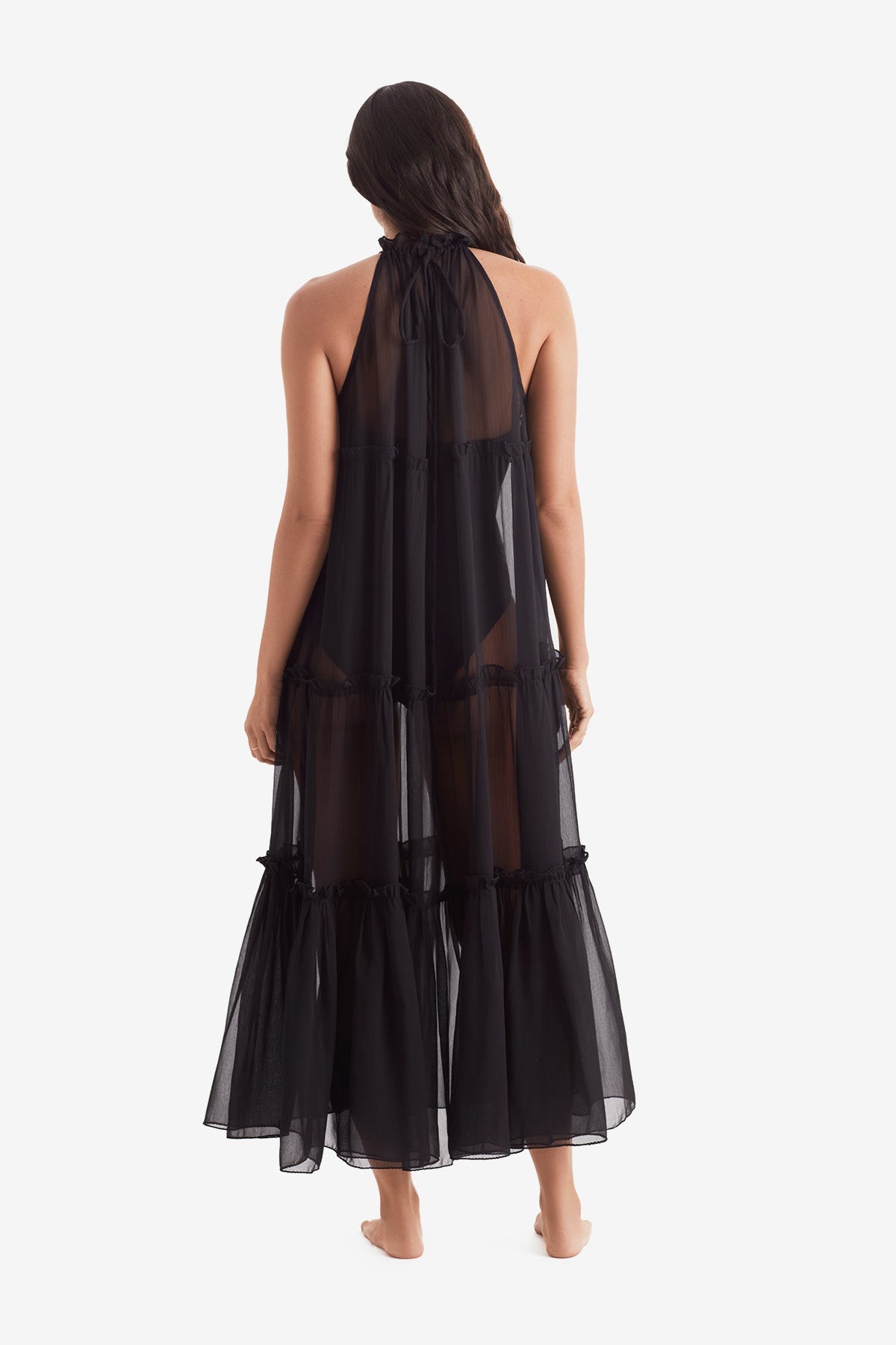 Mimi Flamingo Paradise Chiffon Oceana Dress | Venus Affordable