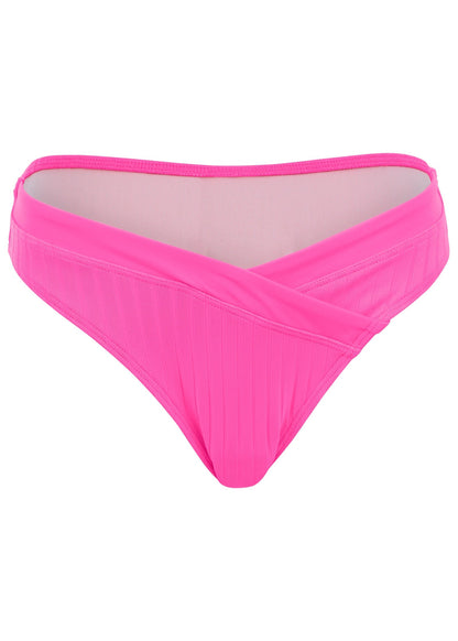 Superrib Havana Midi Bottom - Hot Pink | Venus Featured