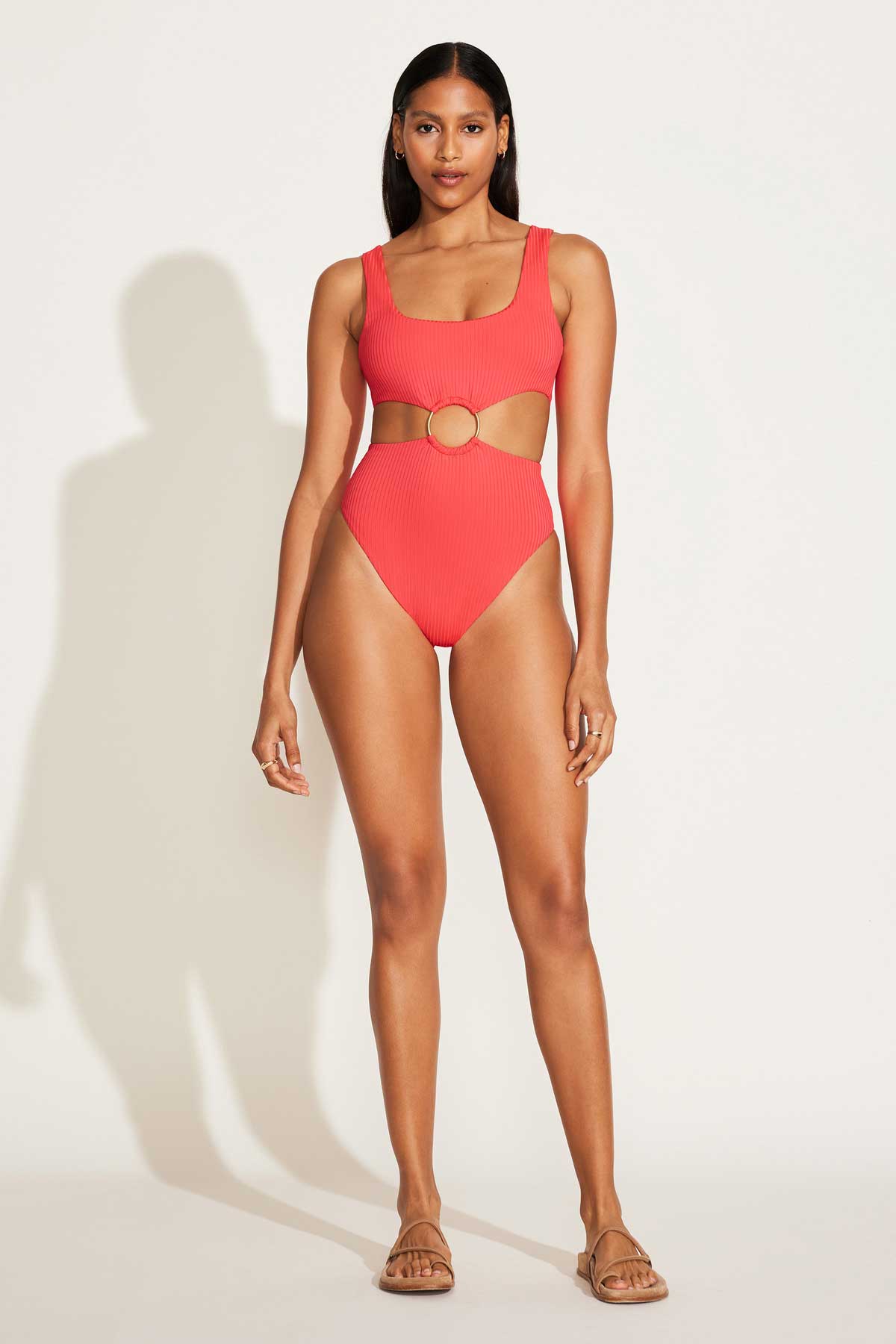 The Icon One Piece Coral Glow EcoRib BT | Venus Best Seller