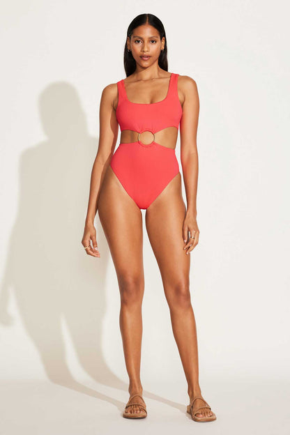 The Icon One Piece Coral Glow EcoRib BT | Venus Best Seller