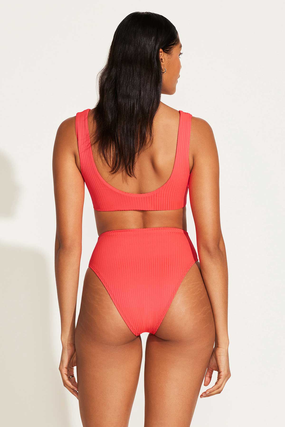 The Icon One Piece Coral Glow EcoRib BT | Venus Best Seller