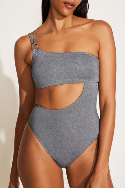 Cosmo One Shoulder One Piece Twilight Metallic | Venus Customer Favorite