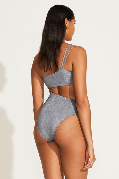 Cosmo One Shoulder One Piece Twilight Metallic | Venus Customer Favorite