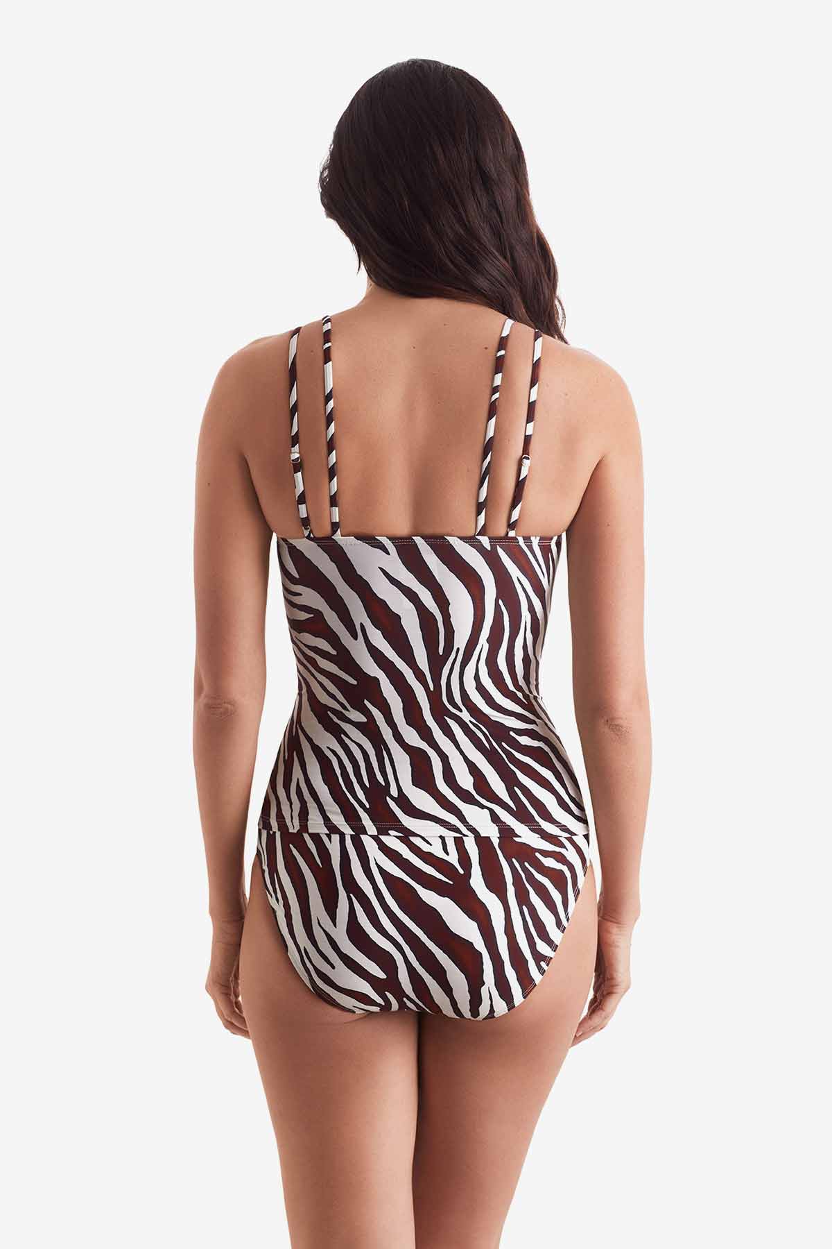 Mimi Flamingo Zebra Haven Tankini | Venus Limited Edition