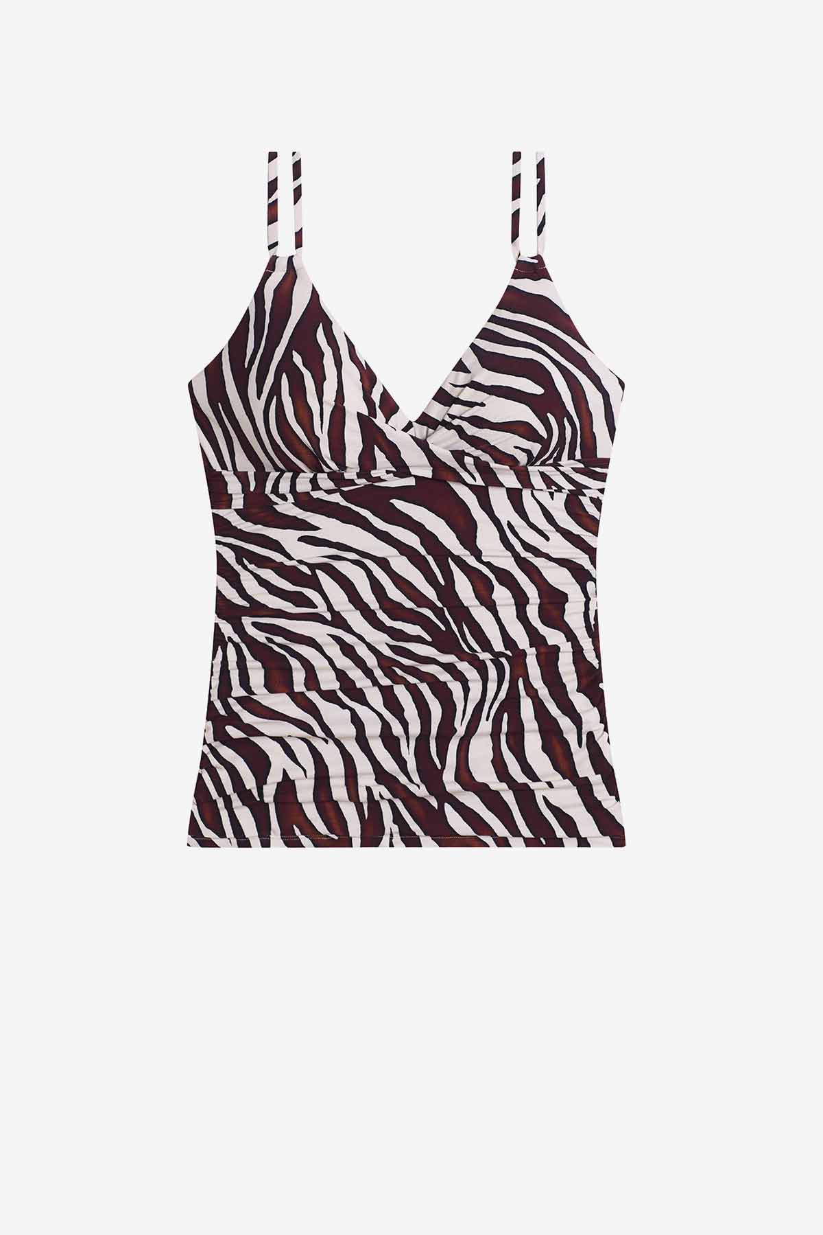 Mimi Flamingo Zebra Haven Tankini | Venus Limited Edition