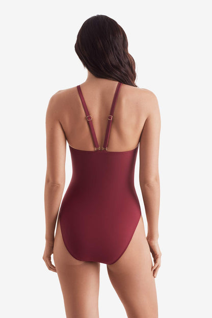 Mimi Flamingo Soleil Solids Ivey One Piece | Venus Budget Friendly