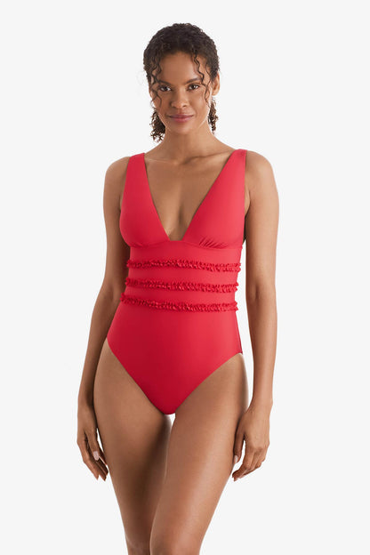 Mimi Flamingo Soleil Solids Sonny One Piece | Venus Cost Saving