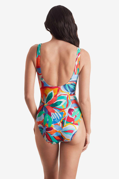 Mimi Flamingo Radiant Floral Charlie One Piece | Venus Value