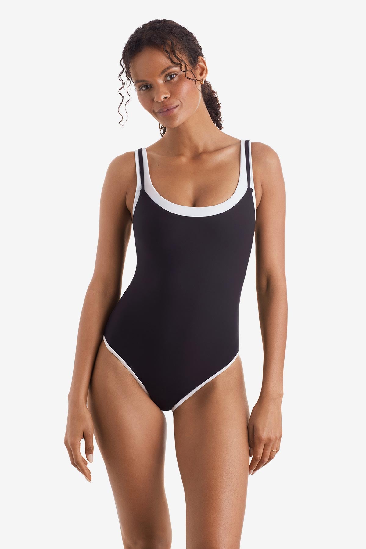 Mimi Flamingo Layered Solids Drift One Piece | Venus Special Offer