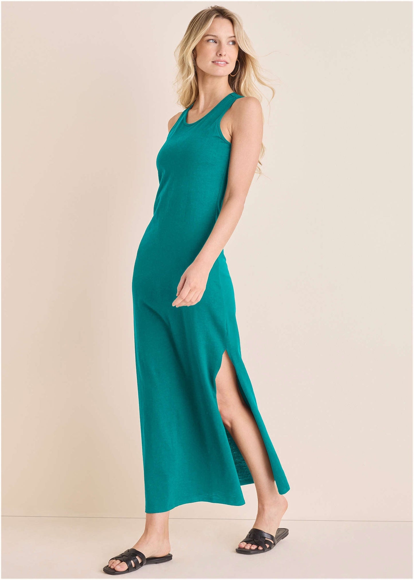 Tank Maxi Dress - Tropical Green | Venus Budget Friendly