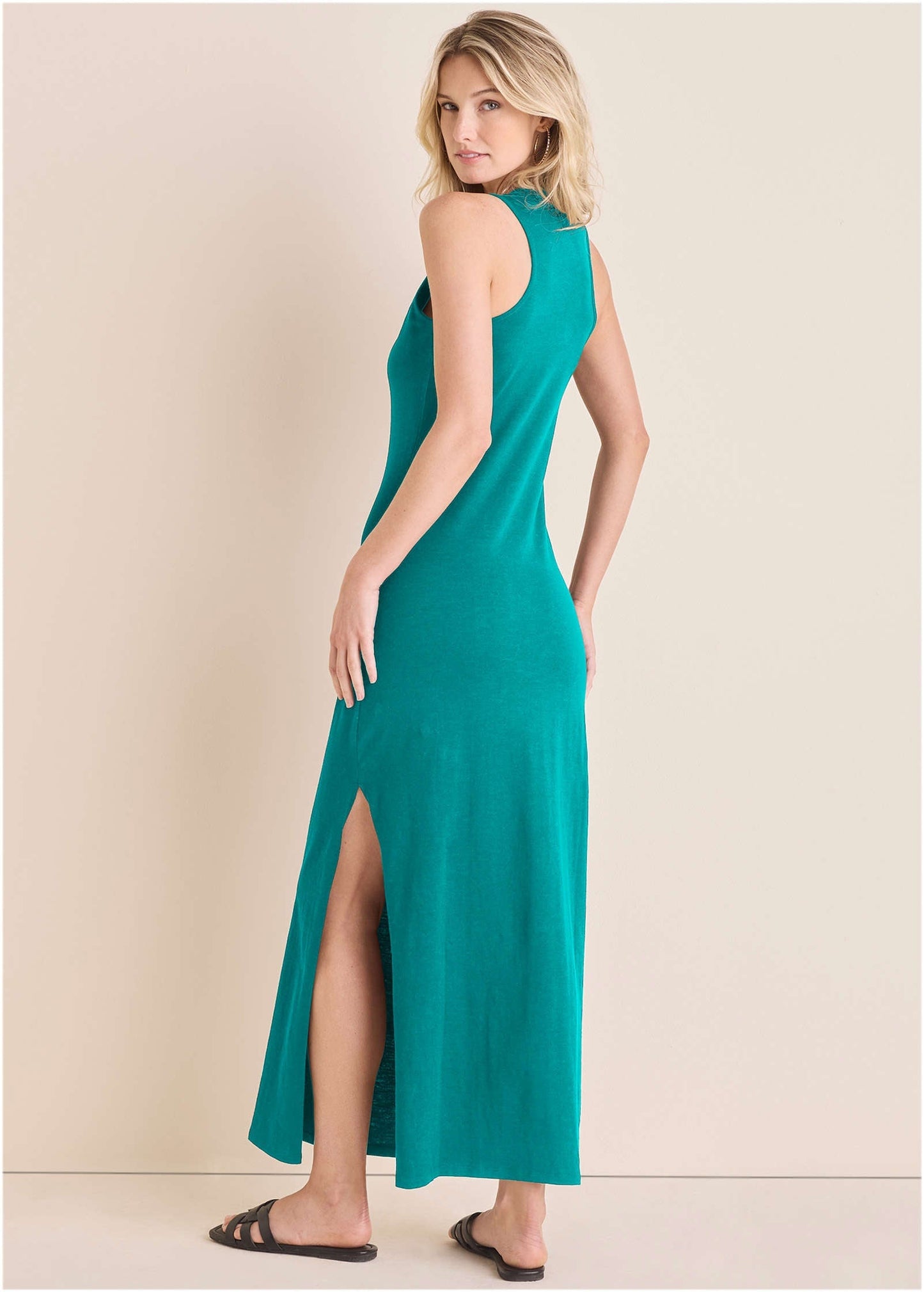 Tank Maxi Dress - Tropical Green | Venus Budget Friendly