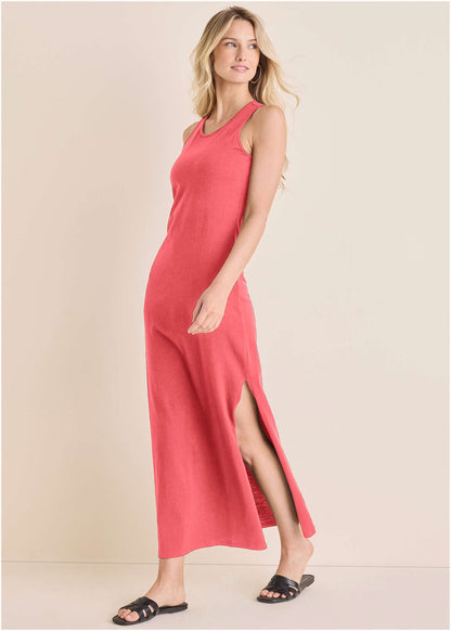 Tank Maxi Dress - Sugar Coral | Venus Popular Choice