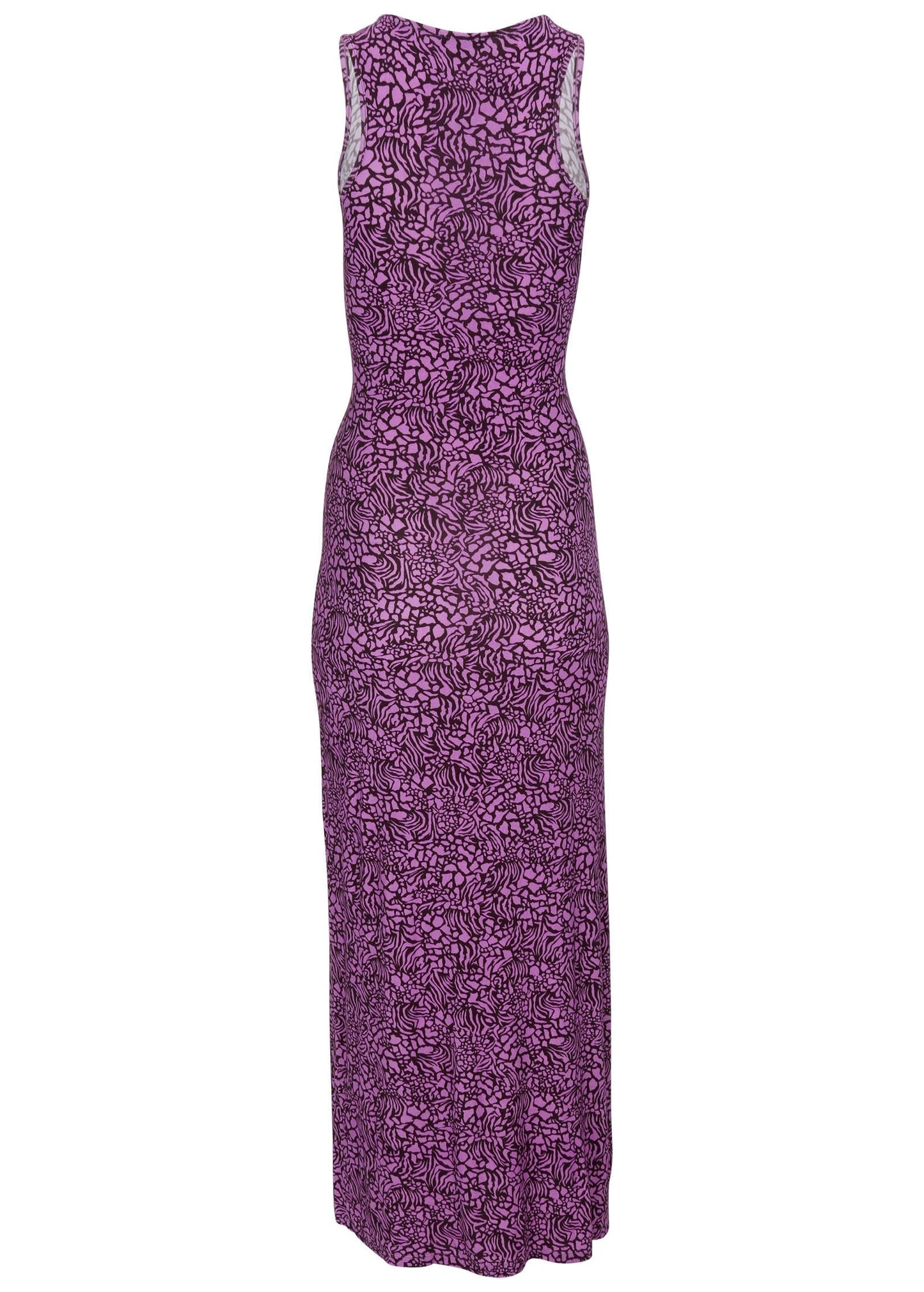 Tank Maxi Dress - Purple Abstract Animal | Venus Best Seller