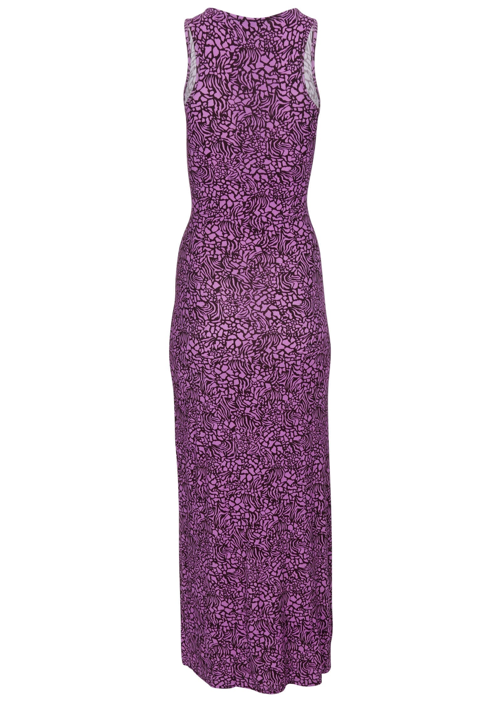 Tank Maxi Dress - Purple Abstract Animal | Venus Best Seller