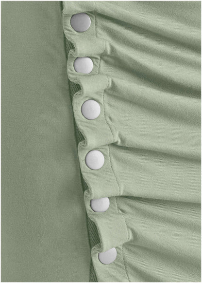Button Detail Dress - Iceberg Green | Venus Customer Favorite