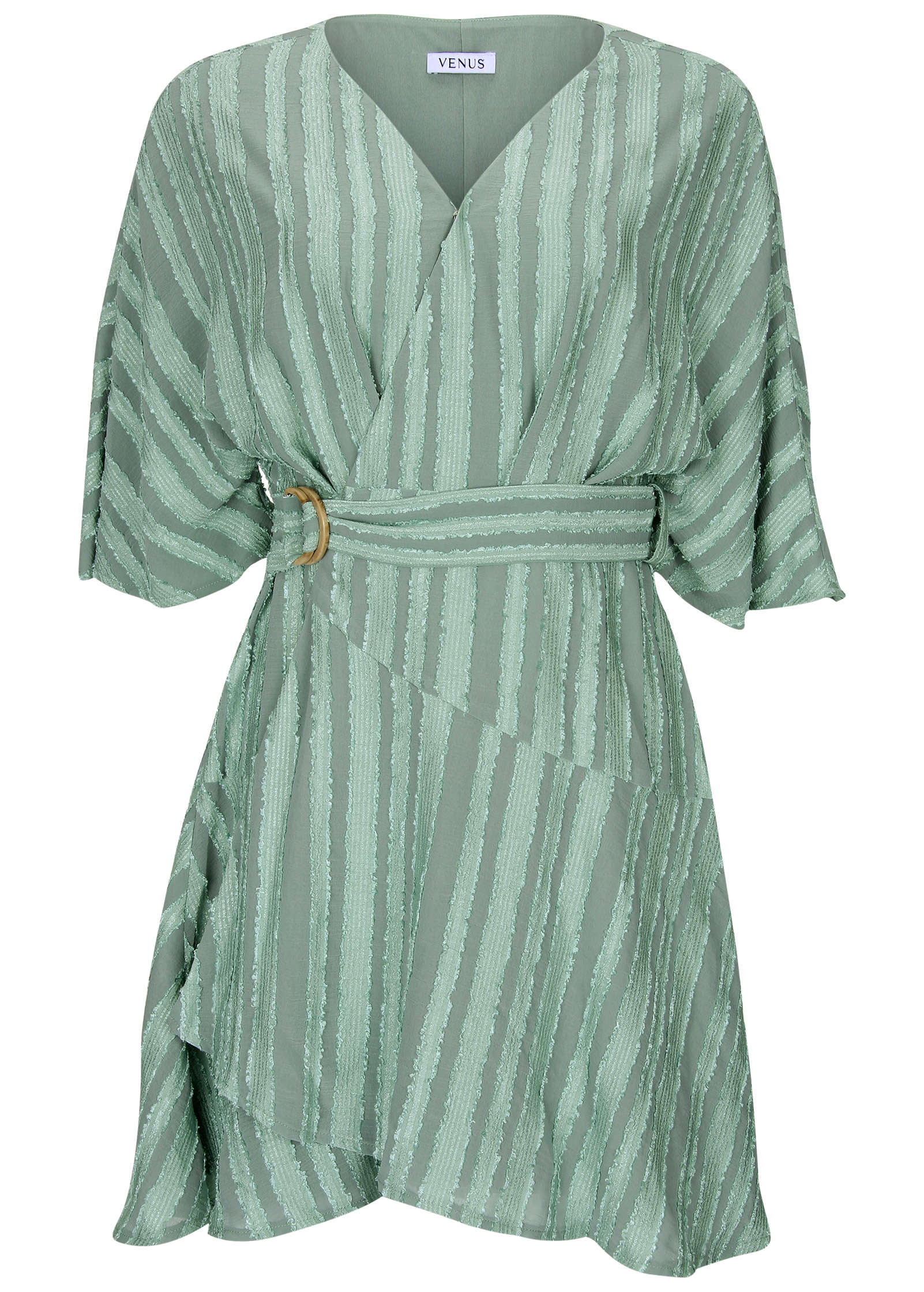 Dolman Sleeve Mini Dress - Iceberg Green | Venus Limited Edition