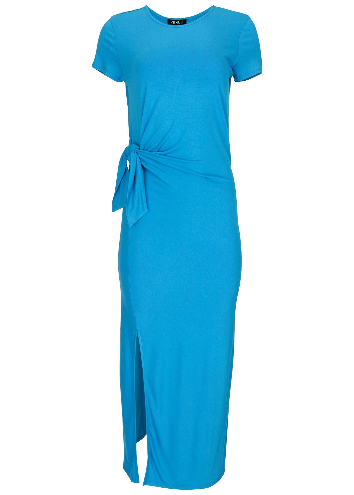 Tie Side Maxi Dress - Blue | Venus Sale