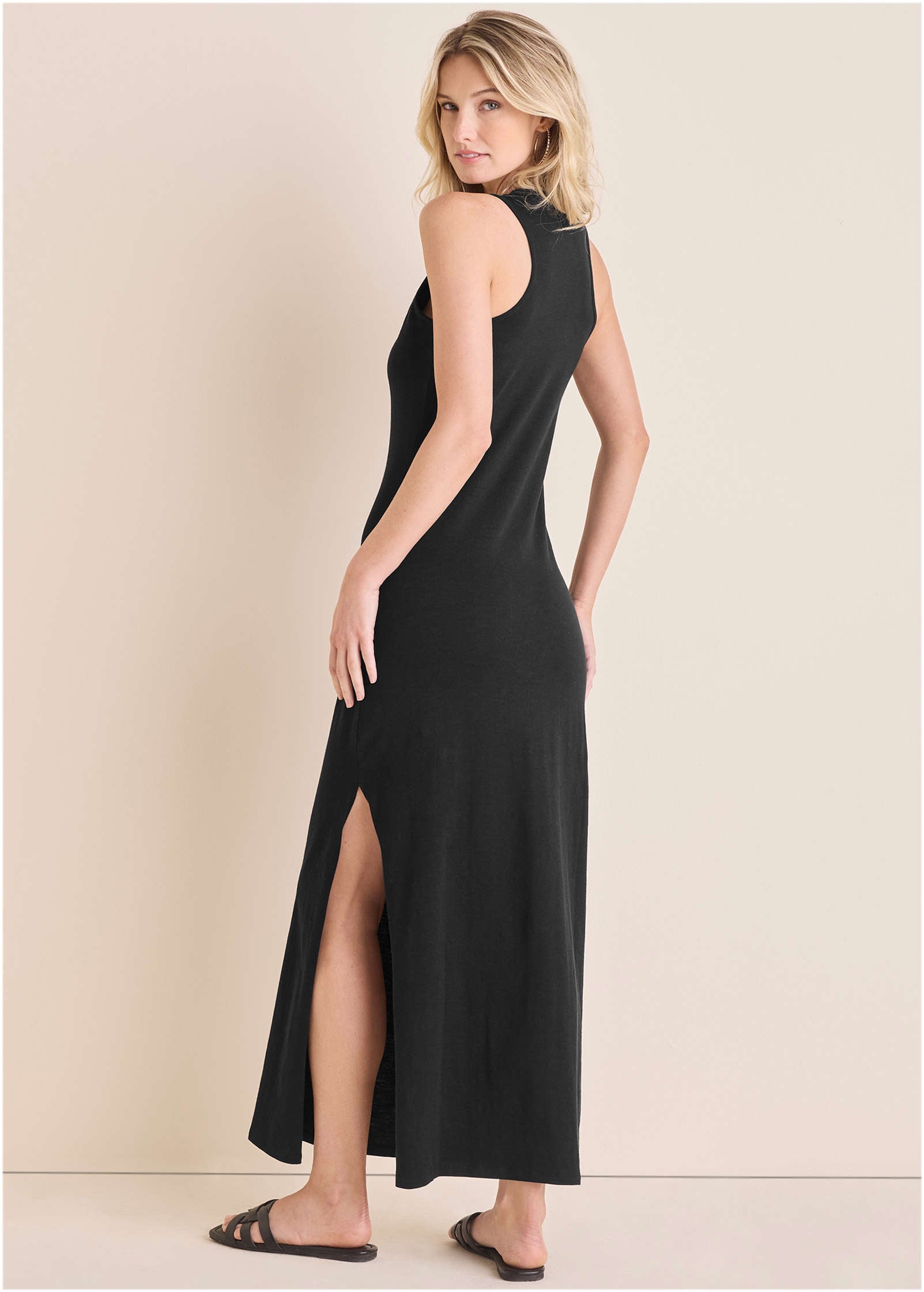 Tank Maxi Dress - Jet Black | Venus Best Seller