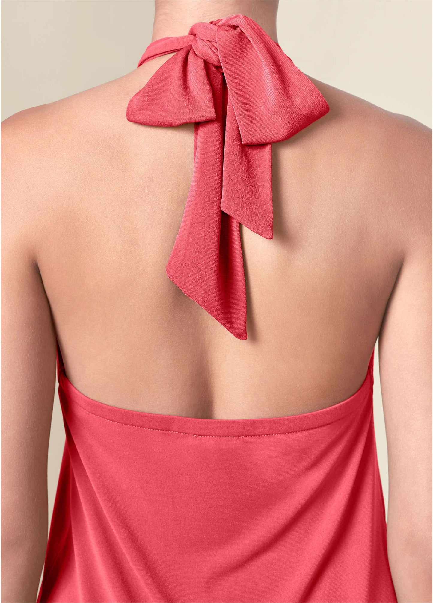 Halter Tie Dress - Coral | Venus Customer Favorite