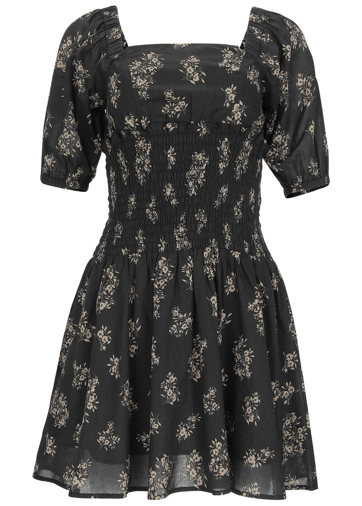 Cotton Voile Mini Dress - Tossed Wildflowers | Venus Limited Edition