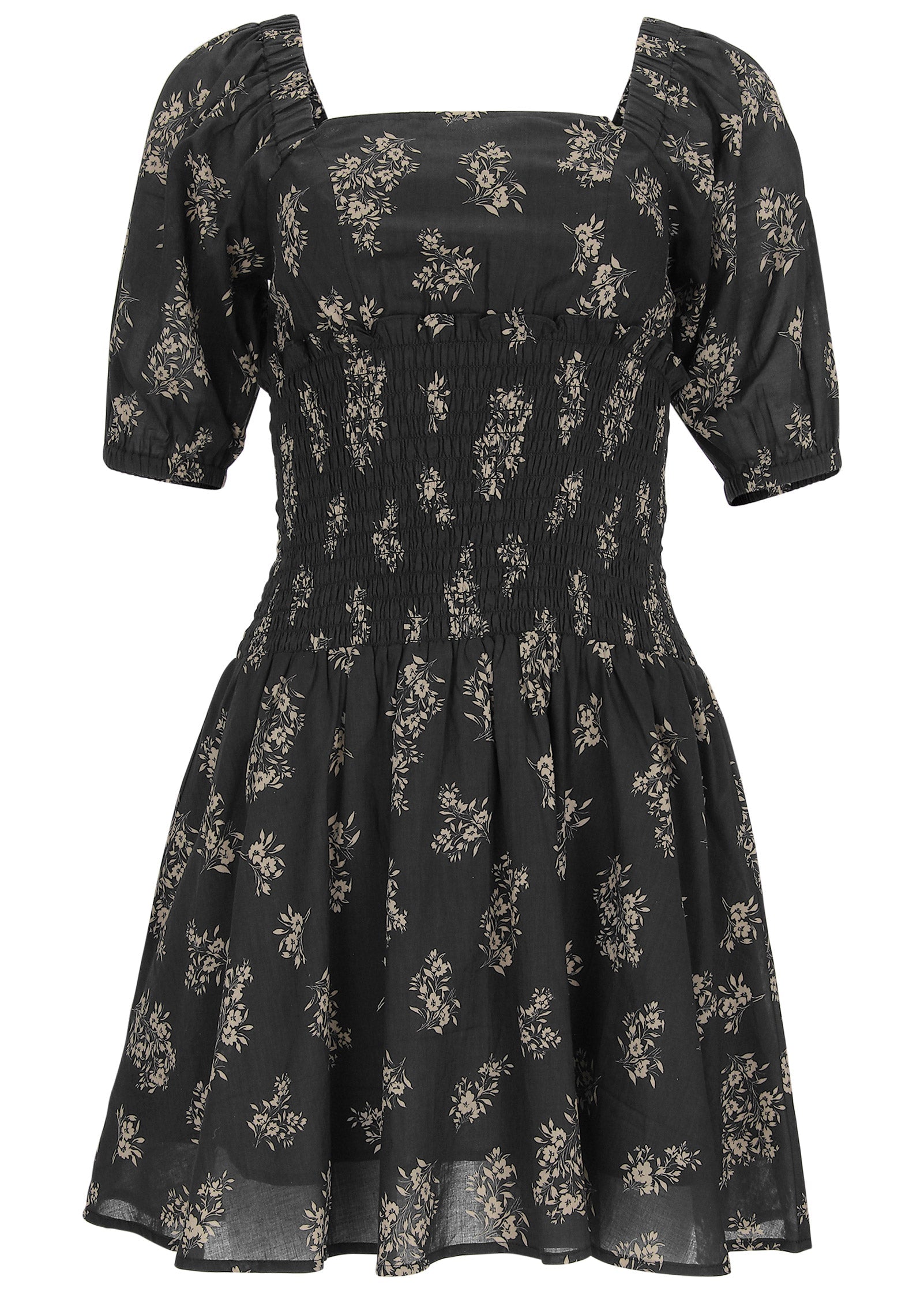 Cotton Voile Mini Dress - Tossed Wildflowers | Venus Limited Edition