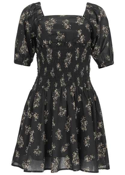 Cotton Voile Mini Dress - Tossed Wildflowers | Venus Limited Edition