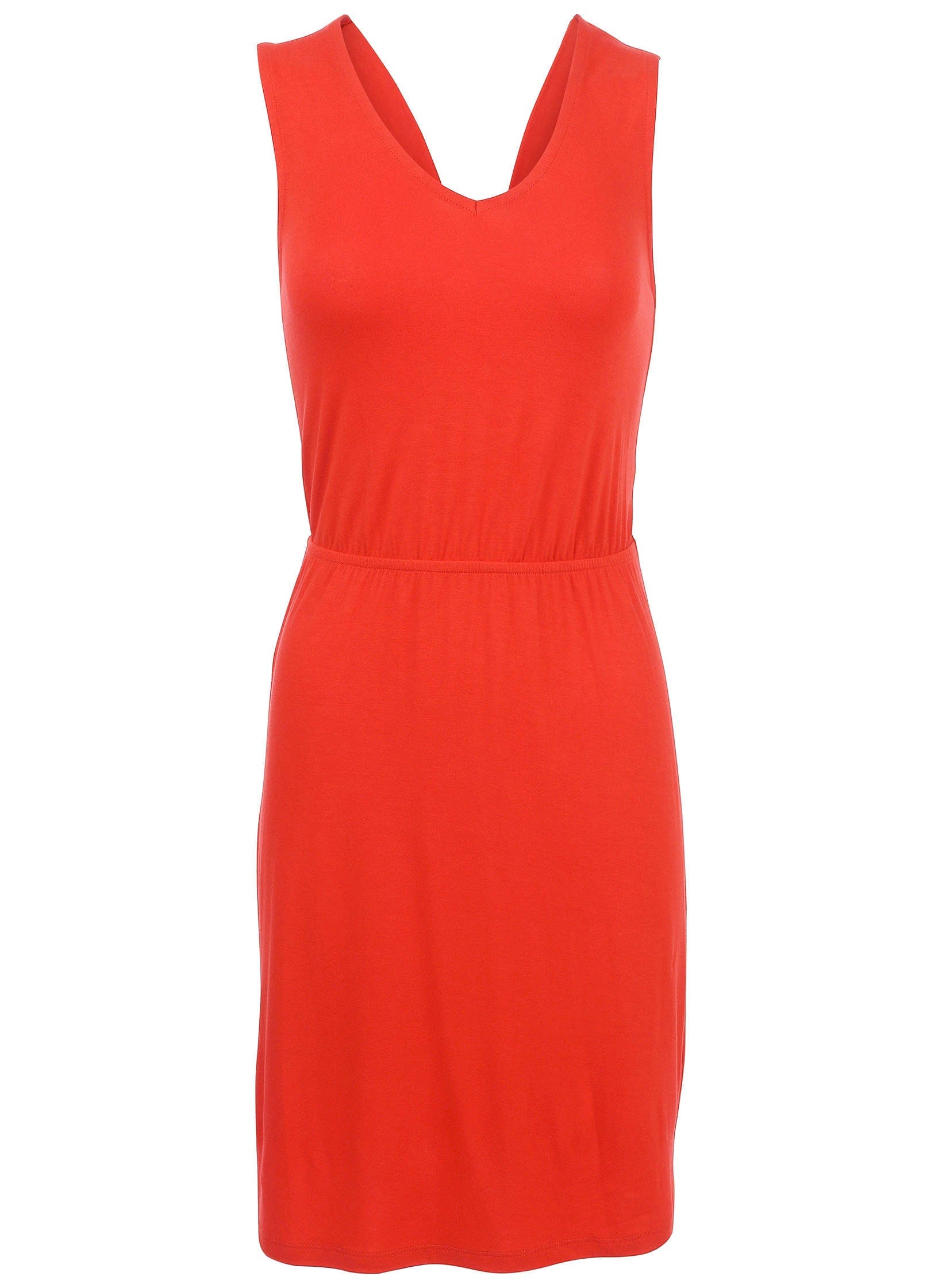 Twist Back Mini Dress - Red | Venus Sale
