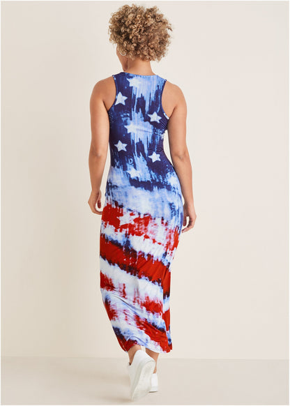 Tank Maxi Dress - Boardwalk Flag | Venus Cost Saving