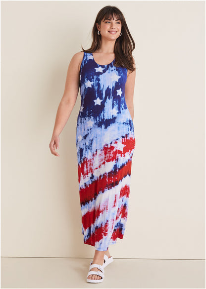 Tank Maxi Dress - Boardwalk Flag | Venus Cost Saving
